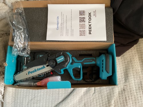 Cordless mini chainsaw 21v - 6",