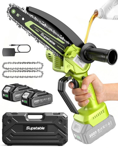 Mini cordless chainsaw 6in - cordless,