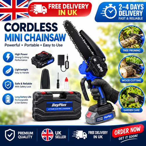 21v mini cordless chainsaw - 21v, 6"