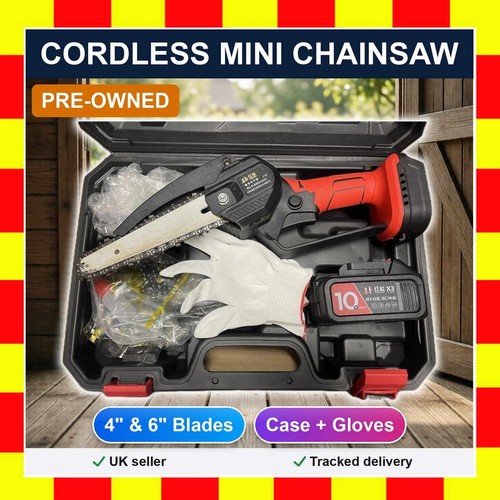 Cordless mini chainsaw 6 - chainsaw, &