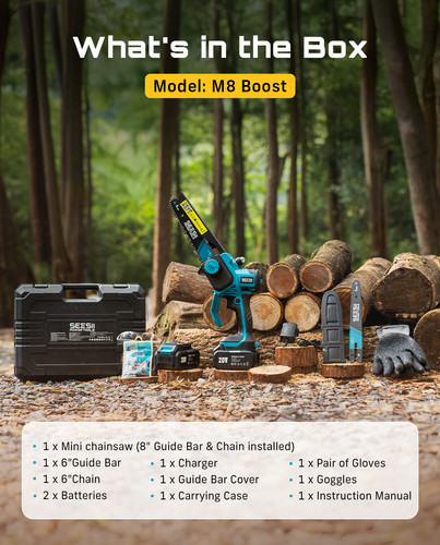 6inch 8inch mini chainsaw - 6inch, &