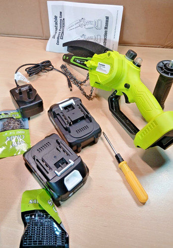 Mini chainsaw inch cordless - chainsaw, 6